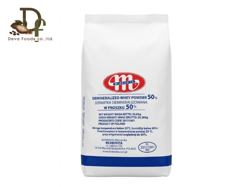 Deminralized whey powder 50% Deminralized whey powder 50%